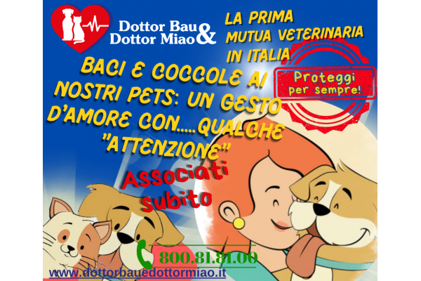 🐶💕 **Baci e coccole ai nostri pets: un gesto d'amore con qualche 