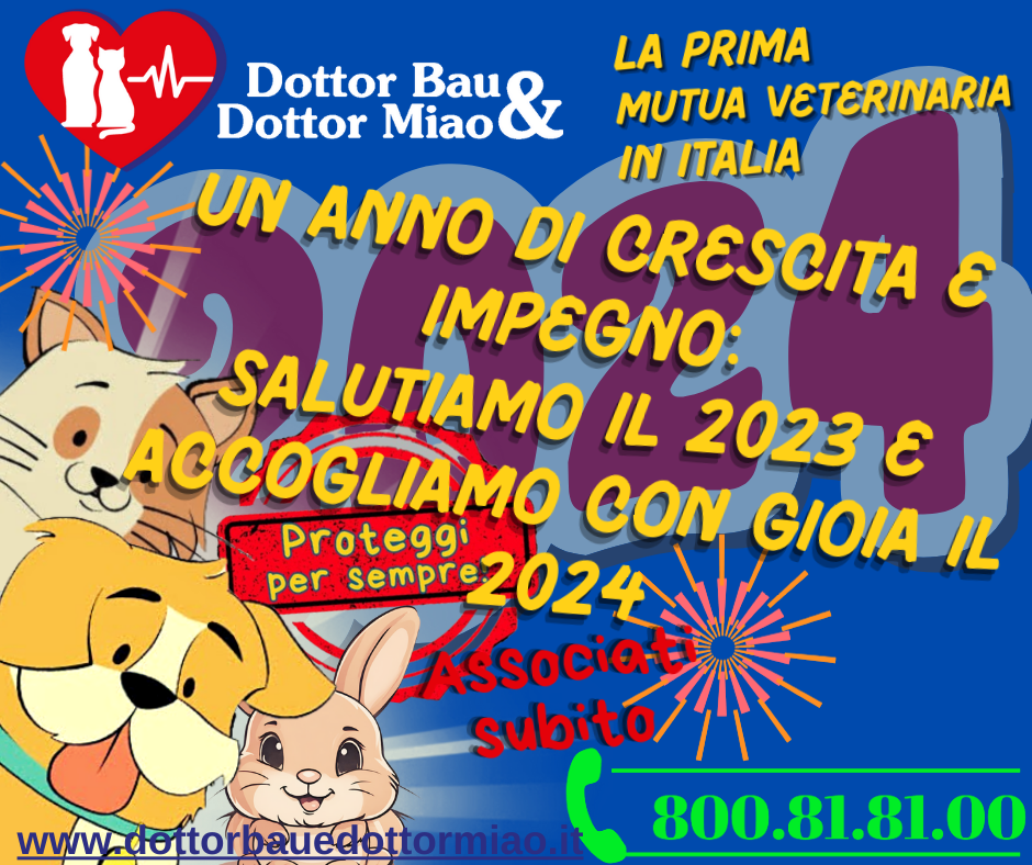 🌟 Un Anno di Crescita e Impegno: Salutiamo il 2023 e Accogliamo con Gioia il 2024 🐾